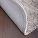 HAND TUFTED SHAG POLYESTER ECO-FRIENDLY AREA RUGS, Silver Color, Solid Design