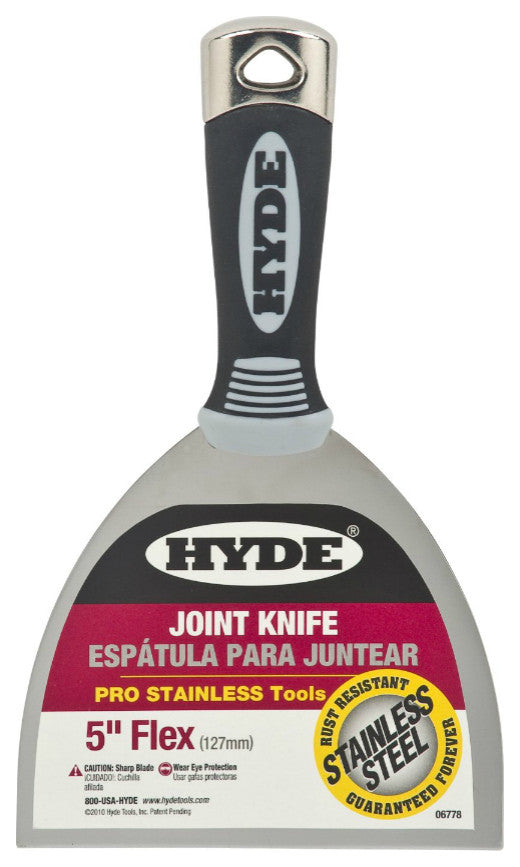 HydeÂ® 06778 Flexible Pro Stainless Joint Knife, 5"