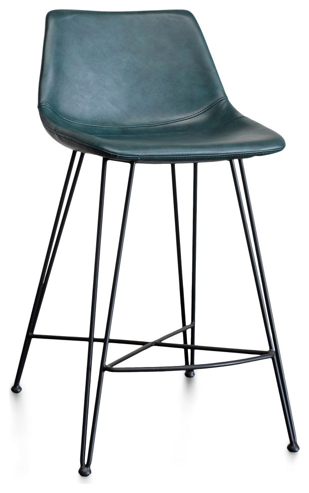 Oda Counter Stool, Teal