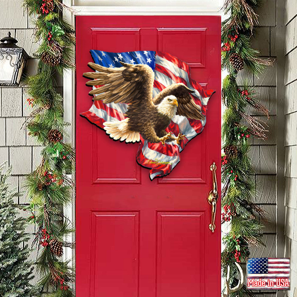 American Liberty Eagle Wall and Door Hanger by Dona Gelsinger