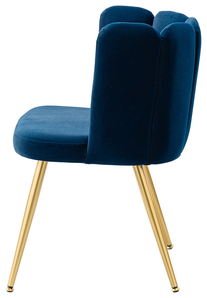 Ofelia Side Chair, Set of 2, Navy