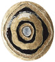 Cyan Large Skipping Rocks Wall Dï¿½cor 11325, Gold And Black