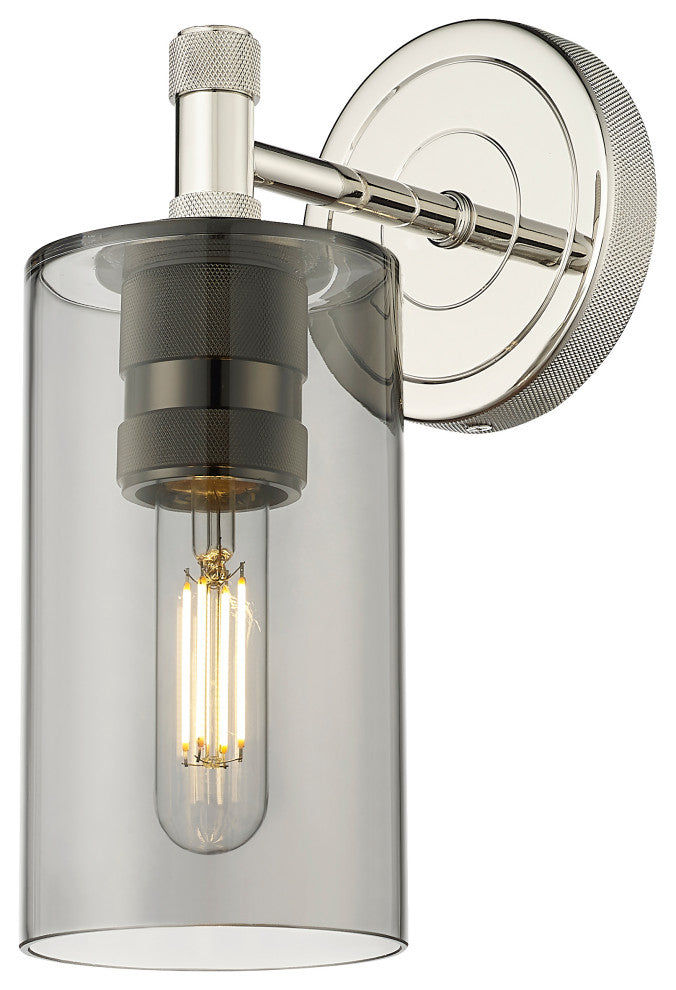Innovations Crown Point 1 4.5" Sconce Polished Nickel