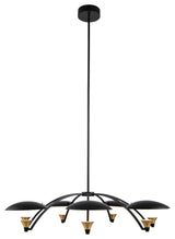 Redding 7-Light LED Chandelier, Winter Brass