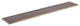 Porcelain Tile Trims Limestone look Matte Bullnose 4x24, Gray