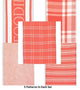 Assorted Coral Foodie Dishtowel and Dishcloth, Set of 5