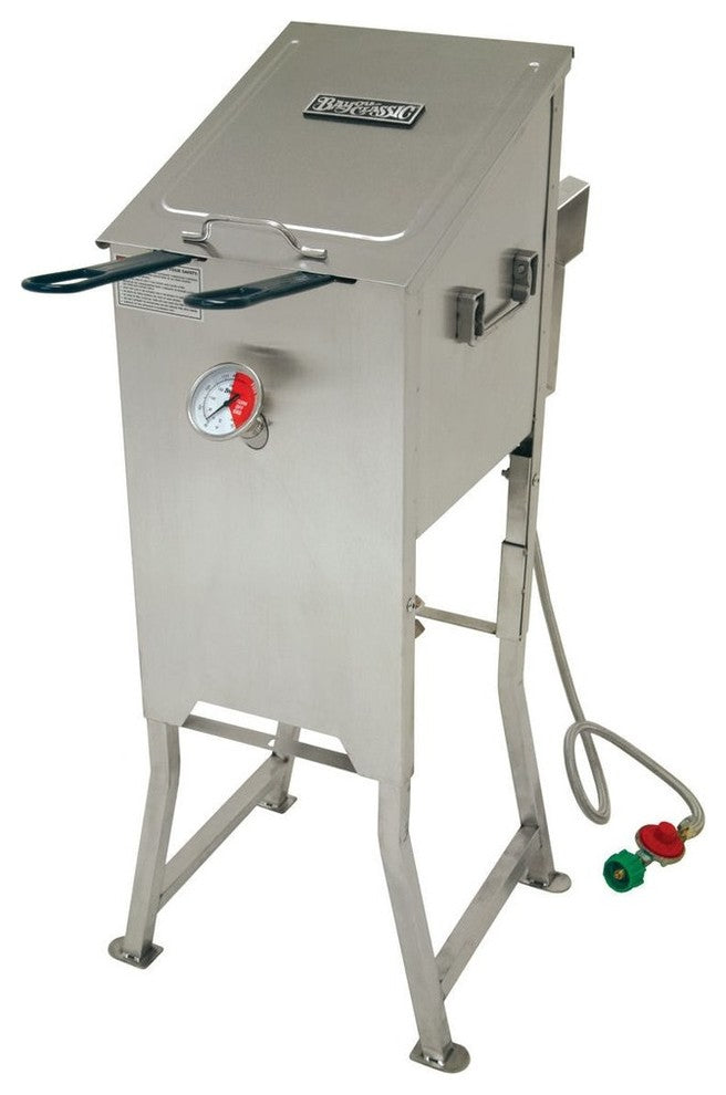 Bayou Classic 700-701 4-Gallon Bayou Fryer Stainless Steel