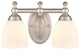 2 Light 13" Satin Nickel Vanity Light