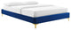 Sutton King Performance Velvet Bed Frame Navy