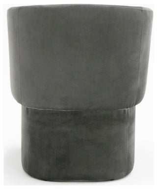 Modrest Vassar Modern Grey Velvet Dining Chair