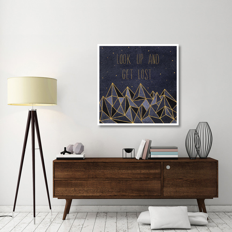 "Written in the Stars II" Digital Paper Print by Laura Marshall, 42"x42"