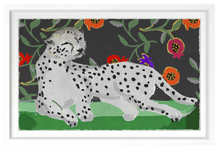 Madame Cat 2 Fine Art Print, white, 40"x60"