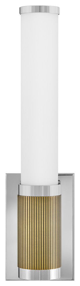 Hinkley Zevi Medium Led Vanity, Polished Nickel