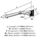 Revitalize Traditional Single Post Toilet Paper Holder, Chrome