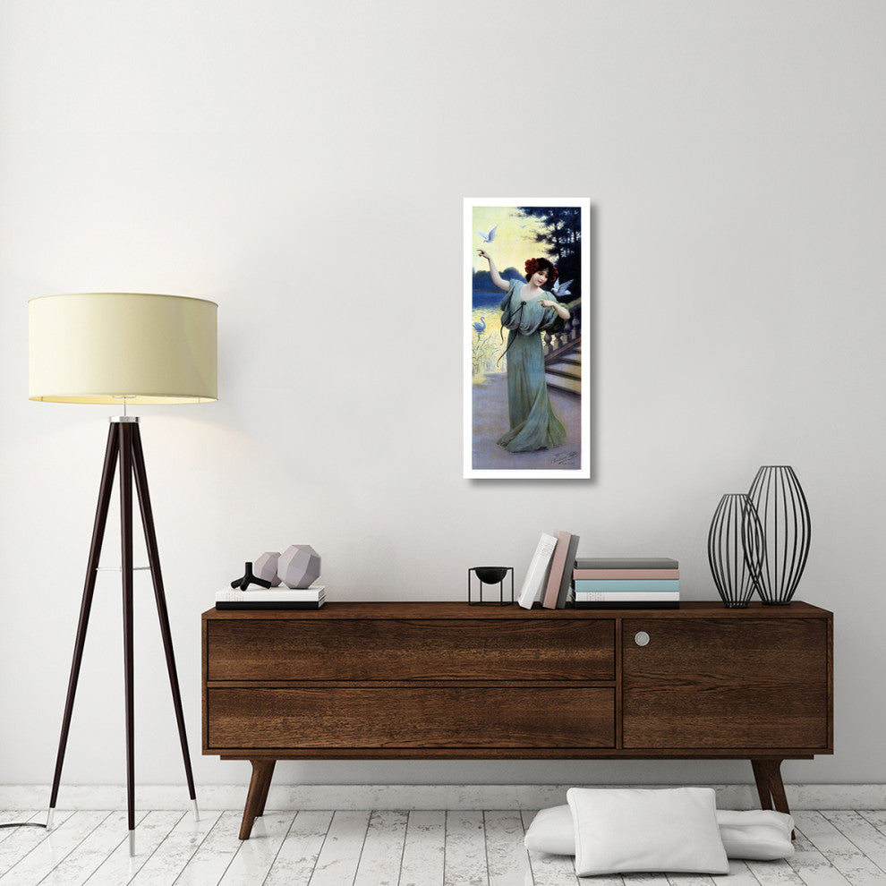"Chaussures Laffite / Nouvel An 1907" Digital Paper Print by Unknown, 17"x38"