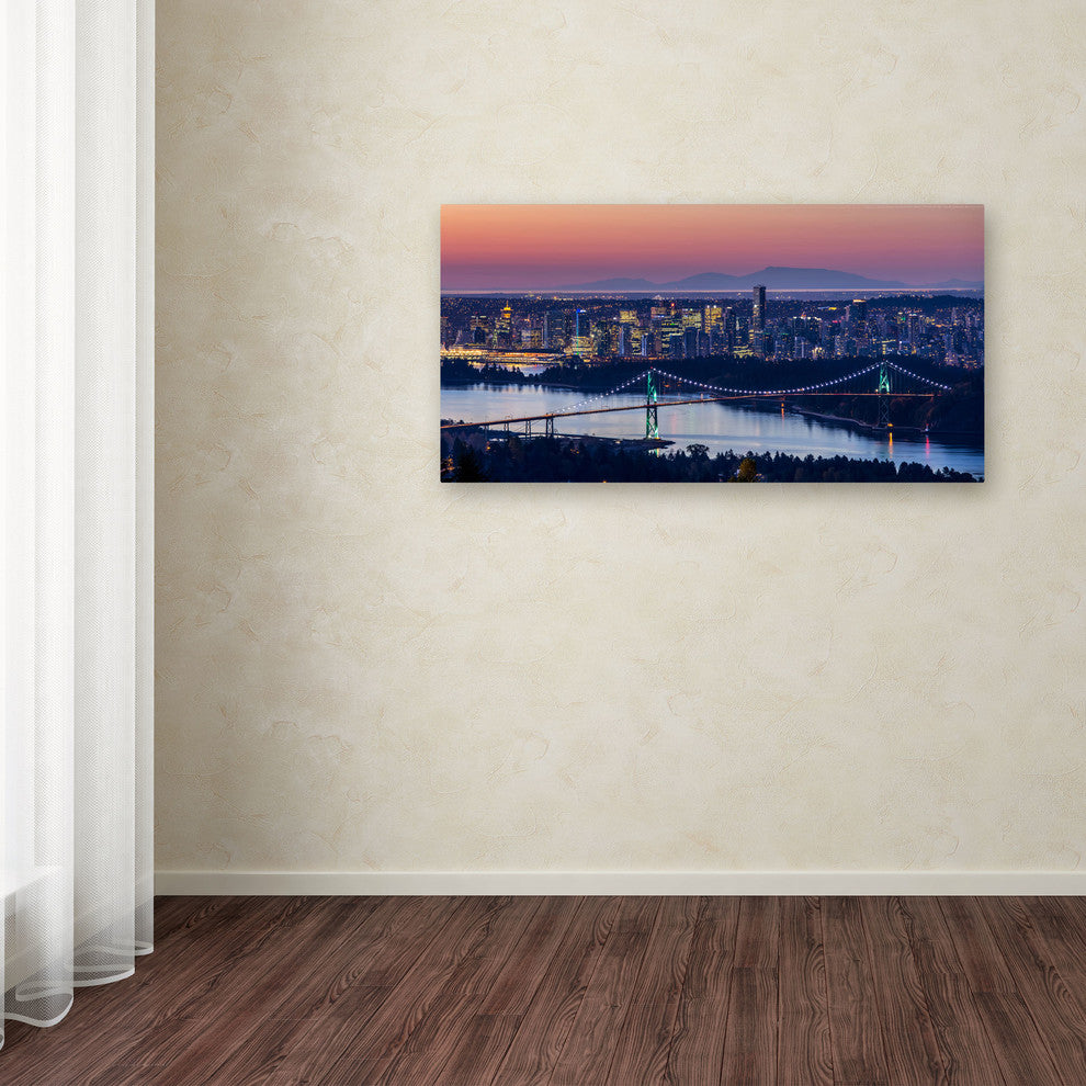 'Vancouver Sunrise' Canvas Art by Pierre Leclerc