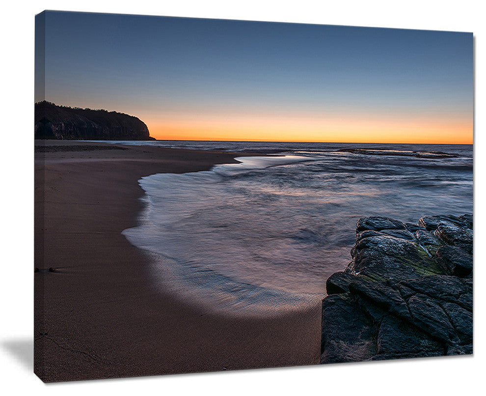 "Sunrise at Sydney Over Sea" Canvas Print