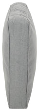 Lena Coast Outdoor Square Water Resistant 18" Throw Pillow, Charcoal