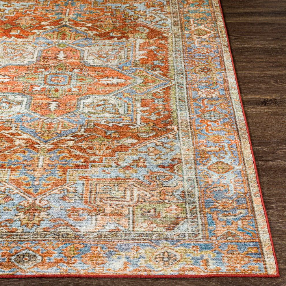 Leicester LEC-2306 6'7"x9' Machine Washable Rug