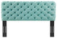 Lizzy Tufted Twin Performance Velvet Headboard Mint