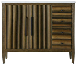 Home Living 42" Single Bathroom Vanity, Hazel Oak