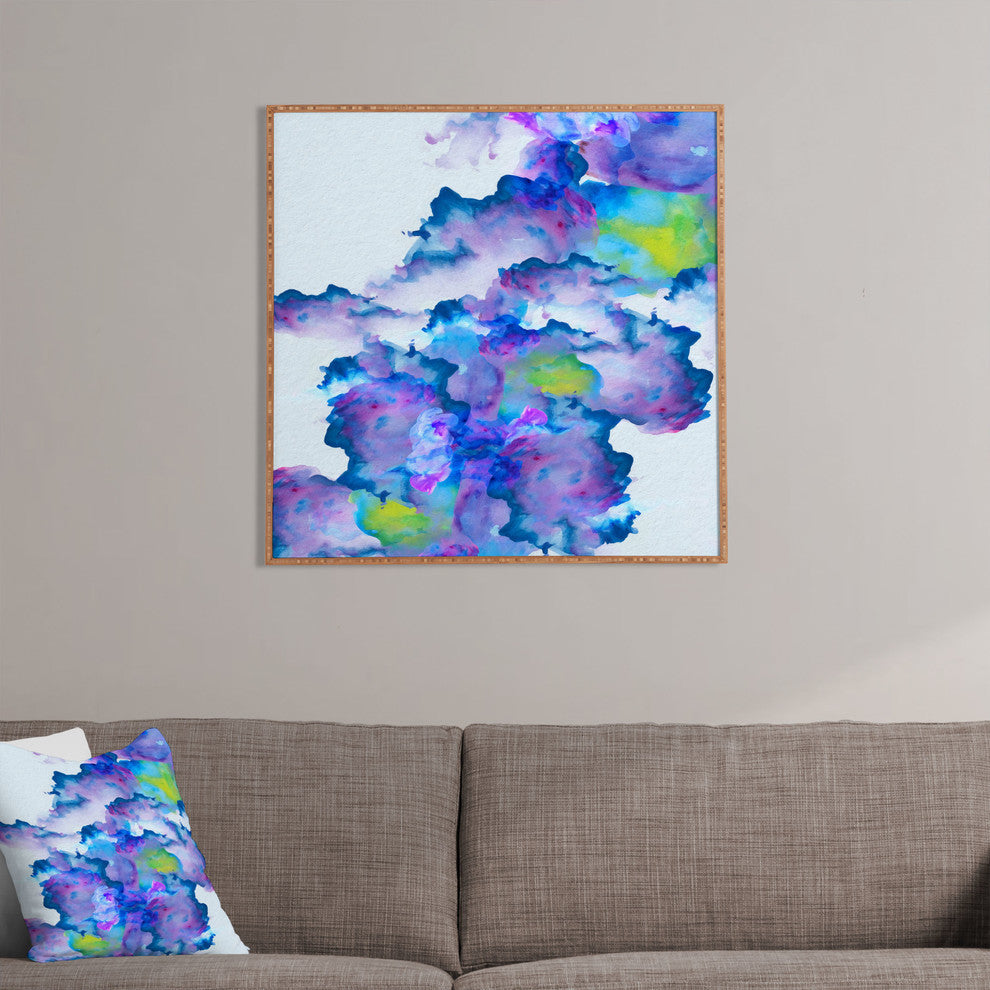 Deny Designs Viviana Gonzalez Watercolor Love 2 Framed Wall Art