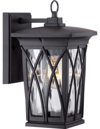 Grover 1-Light Outdoor Lantern, Mystic Black