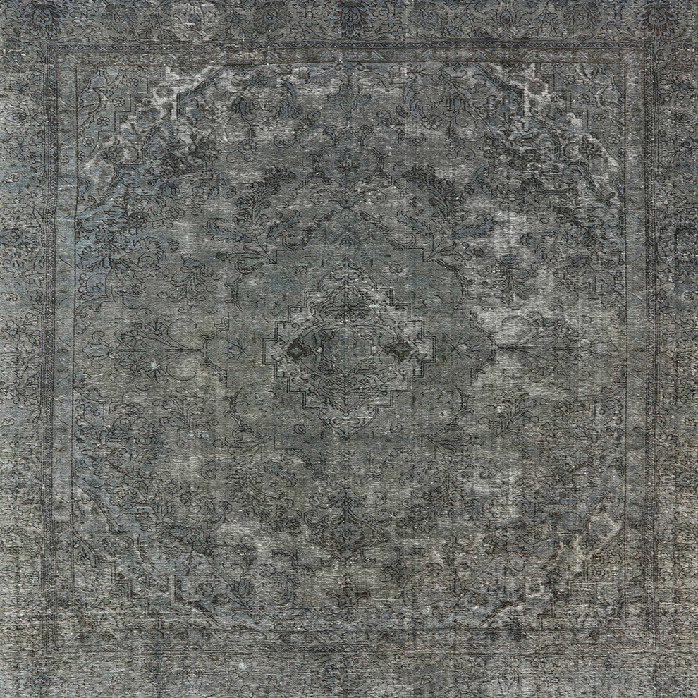Ahgly Company Indoor Square Mid-Century Modern Area Rugs, 5' Square