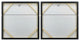 "Fog" Abstract Diptych Textured Metallic Hand Painted Wall Art by Martin Edwards
