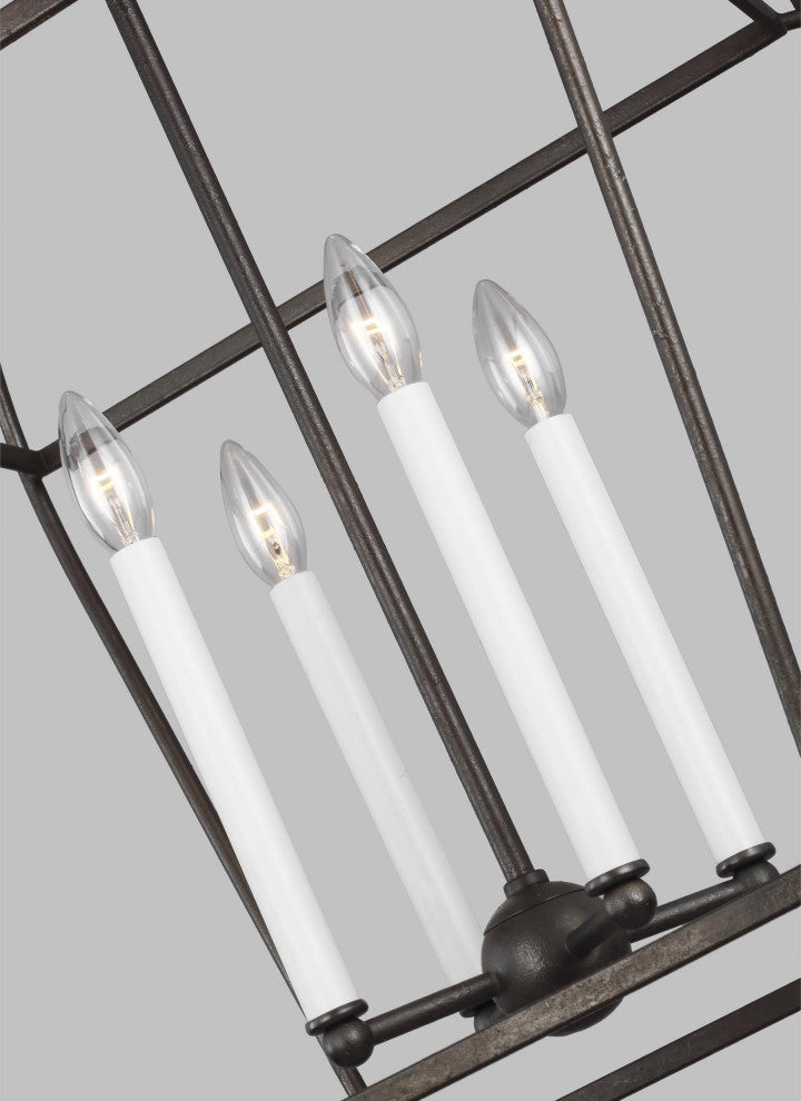 Generation Lighting, CC1094SMS, Medium Lantern, Smith Steel