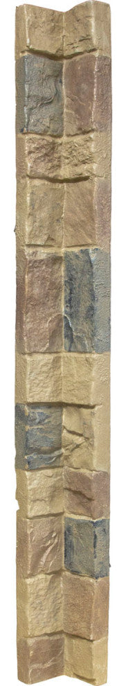 Universal Inside Corner for EverStone Faux Stone Siding Panel, 3"W x 3"D x 48"H
