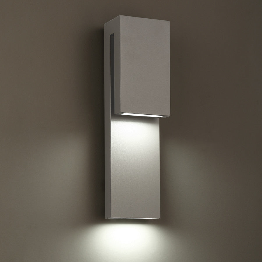 Modern Forms Double Down LED Outdoor Wall Sconce in Graphite