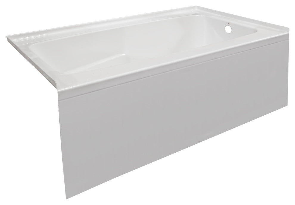Valley Acrylic Above Floor Rough In pSTARK Acrylic Multi-Layered Bath Tub 60", W