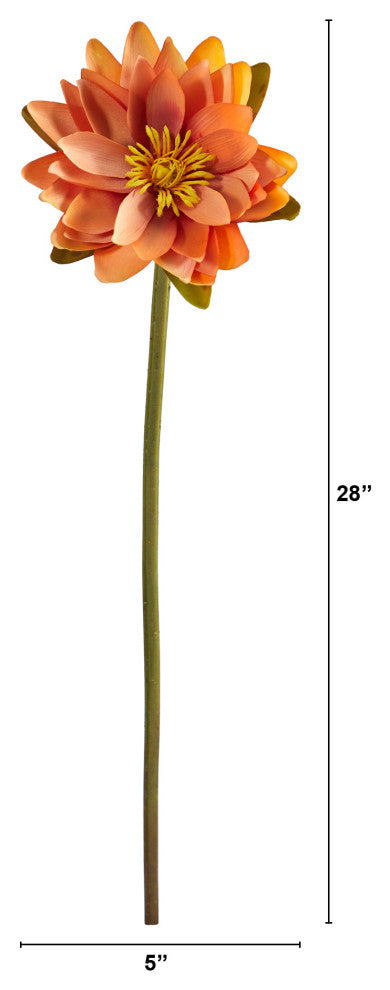28" Lotus Artificial Flower, Set of 4