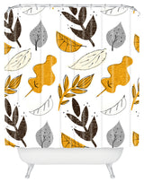 Mummysam Fall Leaves Shower Curtain, 72"x69"