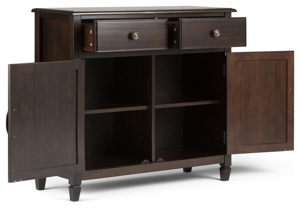Connaught Entryway Storage Cabinet, Dark Chestnut Brown