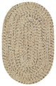 Capel Sea Pottery Sandy Beach 0110_600 Braided Rugs - 11' 4" X 14' 4" Oval