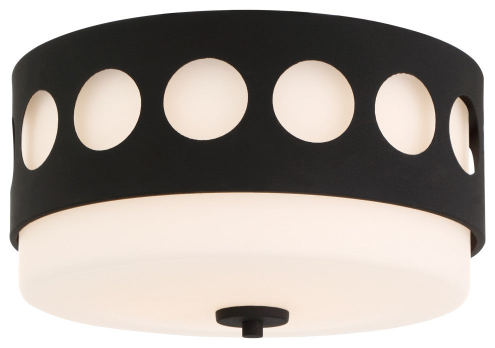 Crystorama Kirby Two Light Ceiling Mount KIR-B8100-BF
