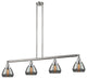 Innovations 214-Sn-S-G173-Led 4 Light Dimmable Led 48" Adjustable Island Light