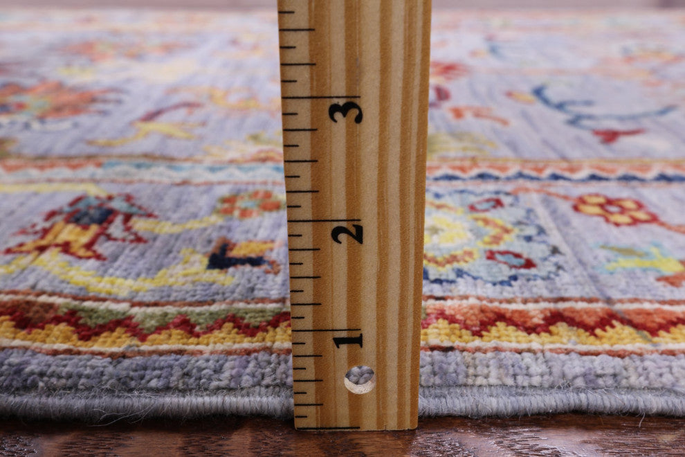 Persian Tabriz Hand Knotted Wool Runner Rug 2' 9" X 9' 10" Q8384