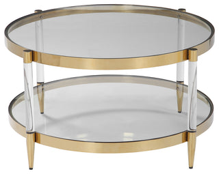 Uttermost Kellen Glass Coffee Table