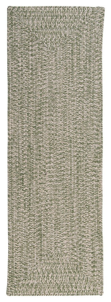 Colonial Mills Catalina CA69 Greenery Indoor/Outdoor Area Rug, Square 10'x10'