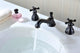 Melody 8" Widespread 2 Handle Mid-Arc Bathroom Faucet, Oil Rubbed Bronze