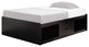 Benzara BM279746 Troy Modern Wood Platform Full Size Storage Bed, Red Cocoa