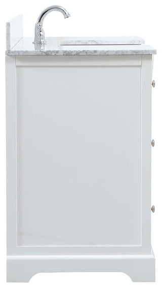 Home Living 22" Farmhouse White-Light Bathroom Vanity