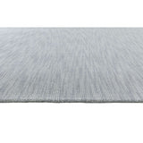 Eva Solid Area Rug, Gray, 2'6"x8'