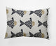 14x20" Fish Tales Nautical Decorative Indoor Pillow, Taupe