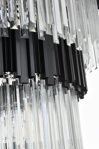 Home Living 48" Chandelier, Black