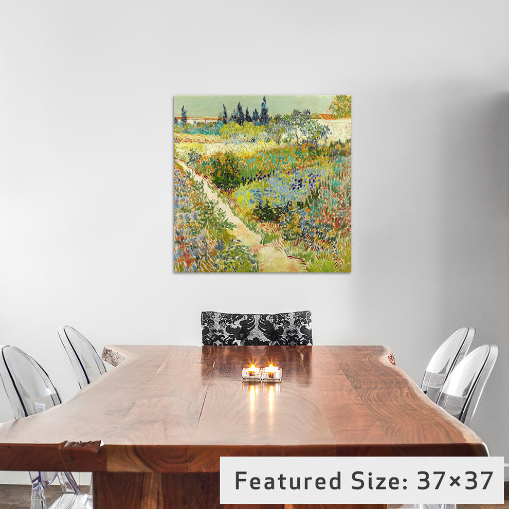 "The Garden At Arles" Wrapped Canvas Art Print, 37x37x1.5