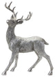 Silver Deer Statue, 2-Piece Set